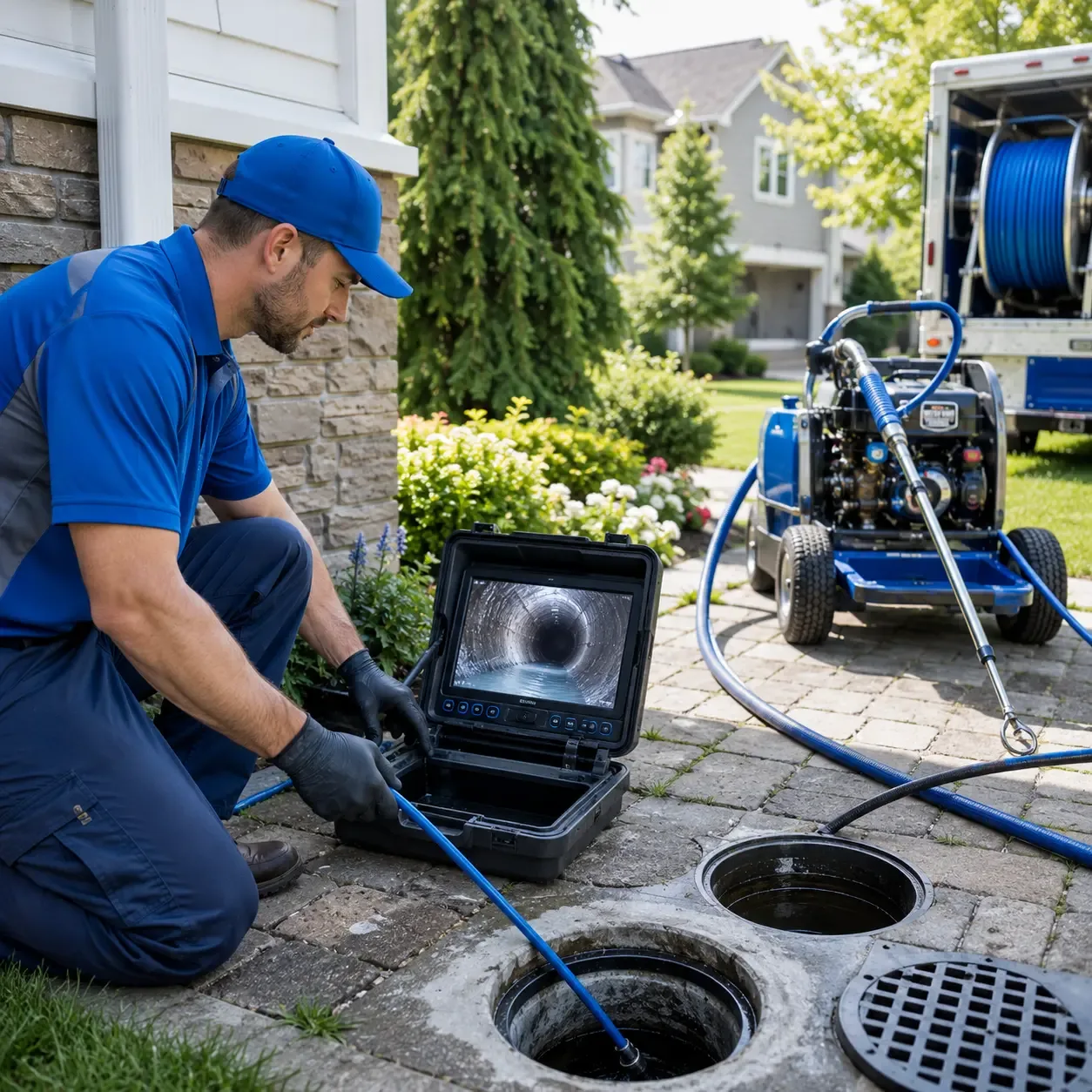 Outdoor drain cleaning professionals serving Riverhead, NY